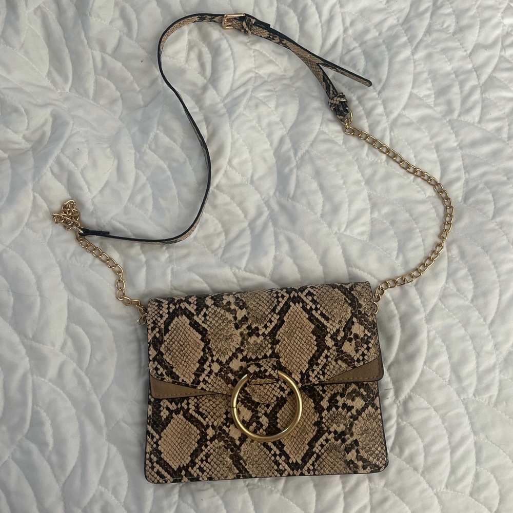 Snakeskin purse